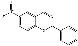 2-(苄硫基)-5-硝基苯甲醛, 175278-43-0, 结构式