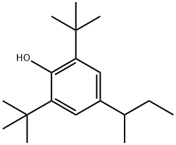 4-仲丁基-2,6-二叔丁基苯酚, 17540-75-9, 结构式