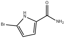 5-溴-1H-吡咯-2-甲酰胺 结构式