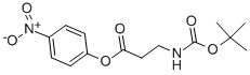 BOC-Β-丙氨酸-对硝基苯酯 结构式