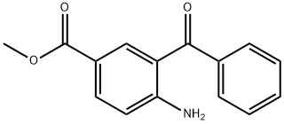 4-Amino-3-benzoylbenzoic acid methyl ester 结构式