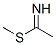 エタンイミドチオ酸メチル 化学構造式
