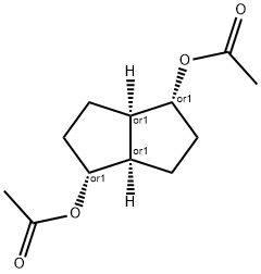 2,6-Diacetoxybicyclo[3,3,0]octane 结构式