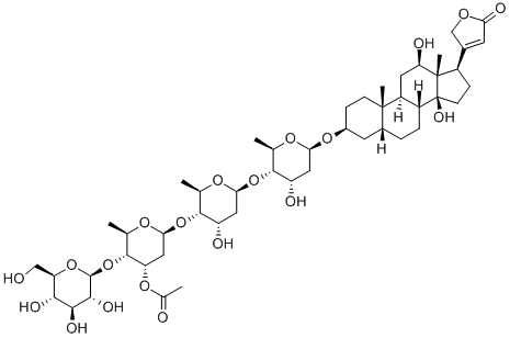 毛花苷C, 17575-22-3, 结构式