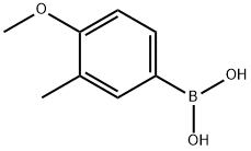 4-甲氧基-3-甲基苯硼酸, 175883-62-2, 结构式