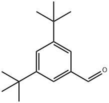3,5-双(叔丁基)苯甲醛 结构式