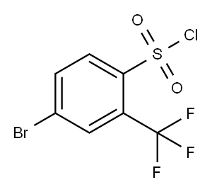 4-溴-2-(三氟甲基)苯磺酰氯, 176225-10-8, 结构式