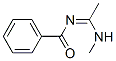 Benzamide,  N-[1-(methylamino)ethylidene]-  (9CI) Struktur