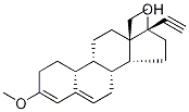 (17α)-13-Ethyl-3-methoxy-18,19-dinorpregna-3,5-dien-20-yn-17-ol Structure