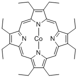 2,3,7,8,12,13,17,18-OCTAETHYL-21H,23H-PORPHINE COBALT(II) Struktur