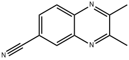 6-Quinoxalinecarbonitrile,2,3-dimethyl-(8CI,9CI) Structure