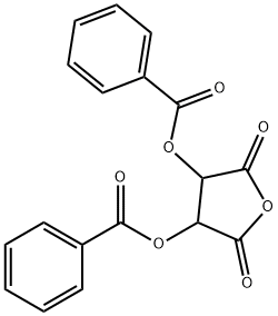 酒石酸無水物ジベンゾアート 化学構造式