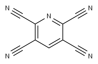 2,3,5,6-Pyridinetetracarbonitrile 结构式