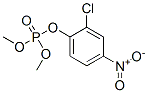 Phosphoric acid dimethyl 2-chloro-4-nitrophenyl ester 结构式