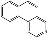 2-(4-吡啶基)苯甲醛, 176526-00-4, 结构式
