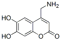 2H-1-Benzopyran-2-one, 4-(aminomethyl)-6,7-dihydroxy- (9CI) Structure