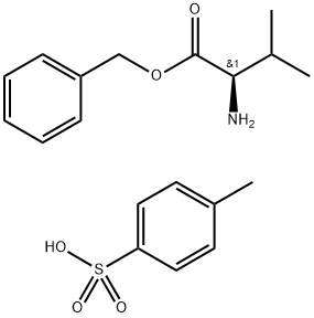 D-Valine benzy ester 4-methylbenzenesulfonate Struktur