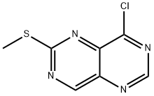 8-Chloro-2-(methylthio)pyrimido[5,4-d]pyrimidine Structure