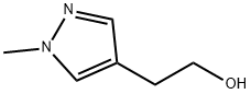 2-(1-メチル-1H-ピラゾール-4-イル)エタノール 化学構造式
