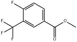 4-氟-3-三氟甲基苯甲酸甲酯, 176694-36-3, 结构式