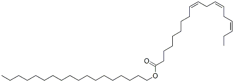 octadecyl (9Z,12Z,15Z)-9,12,15-octadecatrienoate 结构式