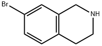 7-溴-1,2,3,4-四氢异喹啉, 17680-55-6, 结构式