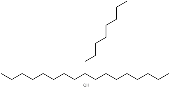 9-オクチルヘプタデカン-9-オール 化学構造式