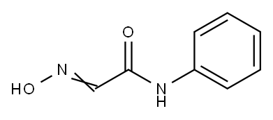 glyoxylanilide,2-oxime Struktur