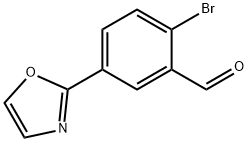 2-BROMO-5-(1,3-OXAZOL-2-YL)BENZALDEHYDE Structure