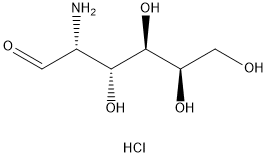 2-氨基-2-脱氧-D-半乳糖盐酸盐, 1772-03-8, 结构式