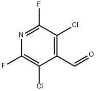 3,5-二氯-2,6-二氟吡啶-4-甲醛 结构式