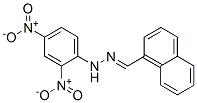 1-Naphthalenecarbaldehyde 2,4-dinitrophenyl hydrazone 结构式