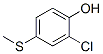 2-クロロ-4-メチルチオフェノール 化学構造式