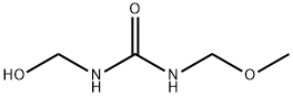 1-(hydroxymethyl)-3-(methoxymethyl)urea 结构式