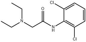 N-(2,6-Dichlorophenyl)-2-(diethylamino)acetamide 结构式