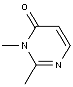 2,3-Dimethylpyrimidin-4(3H)-one 结构式