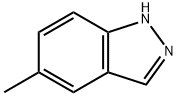 5-甲基-1H-吲唑 结构式