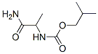 Carbamic  acid,  (2-amino-1-methyl-2-oxoethyl)-,  2-methylpropyl  ester  (9CI) Struktur