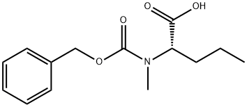 CBZ-N-甲基-L-正缬氨酸 结构式