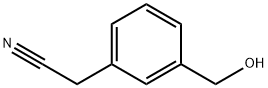 2-(3-(羟甲基)苯基)乙腈 结构式