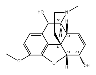 10-HYDROXYCODEINE 结构式
