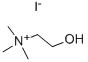 碘化胆碱 结构式