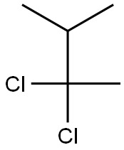 2,2-dichloro-3-methylbutane Structure