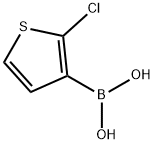 2‐クロロチオフェン‐3‐ボロン酸 化学構造式