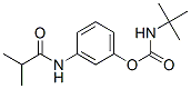 tert-Butylcarbamic acid 3-[(2-methylpropionyl)amino]phenyl ester 结构式