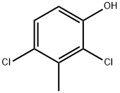 2,4-ジクロロ-m-クレゾール 化学構造式