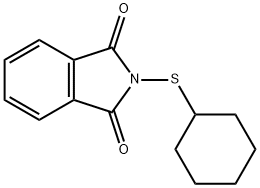 N-环己基硫代邻苯二甲酰亚胺, 17796-82-6, 结构式