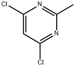 4,6-二氯-2-甲基嘧啶 结构式