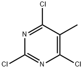 5-メチル-2,4,6-トリクロロピリミジン 化学構造式