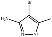 5-氨基-4-溴-3-甲基-1H-吡唑 结构式